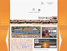 Tablet Screenshot of domainedufleuve.com